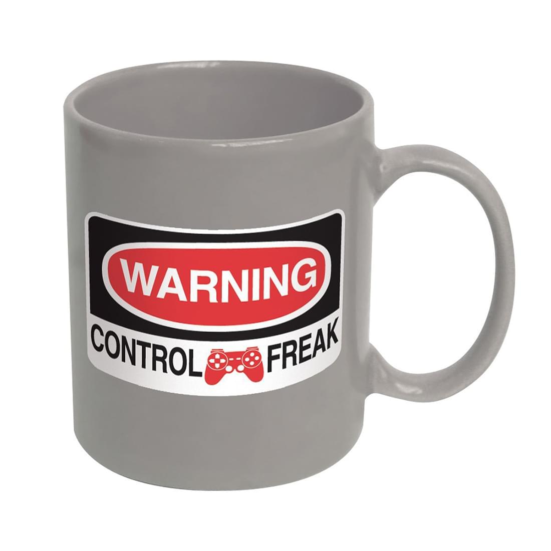 Warning Control Freak 11oz. Ceramic Coffee Mug