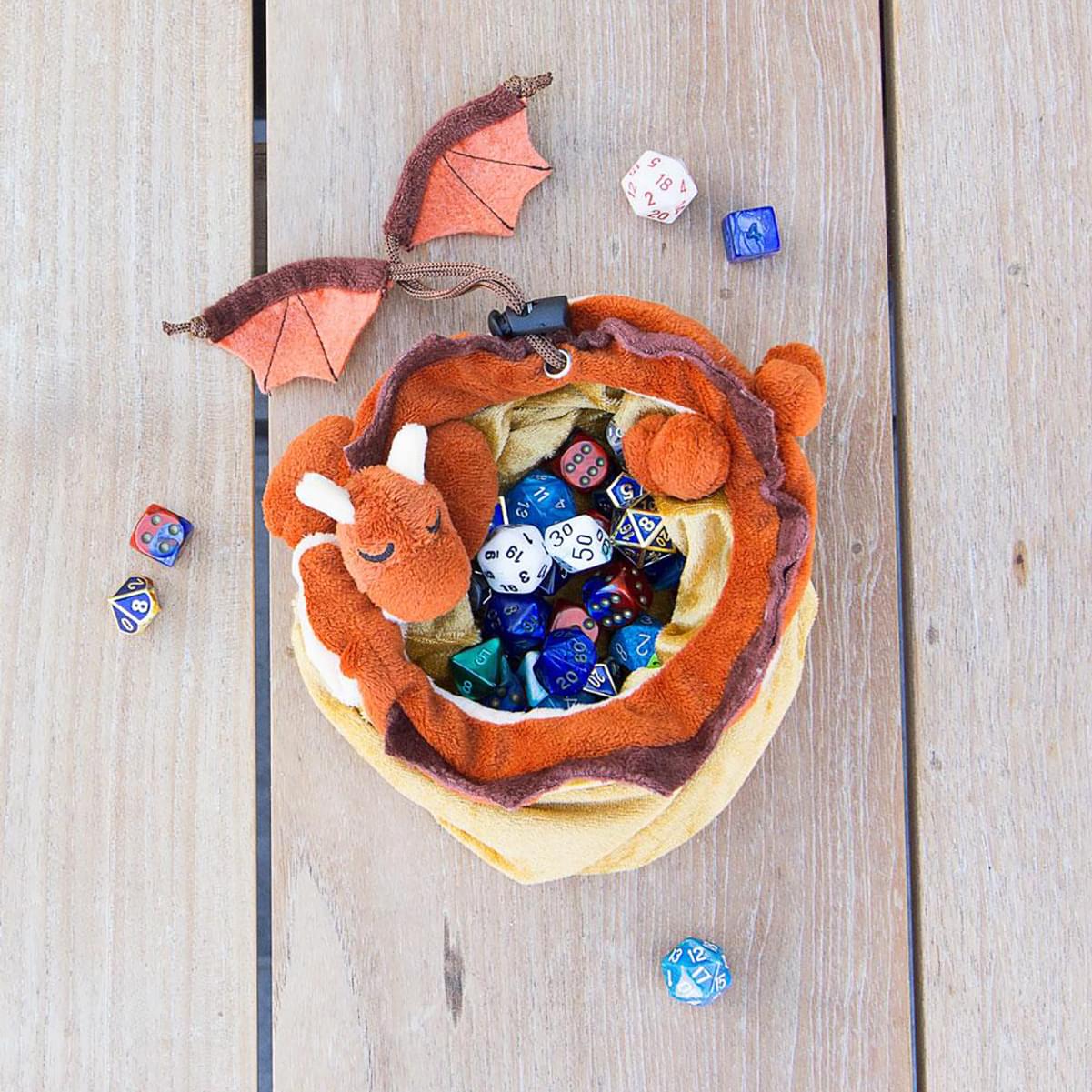 Dungeons & Dragons Dragon’s Hoard Plush Dice Bag
