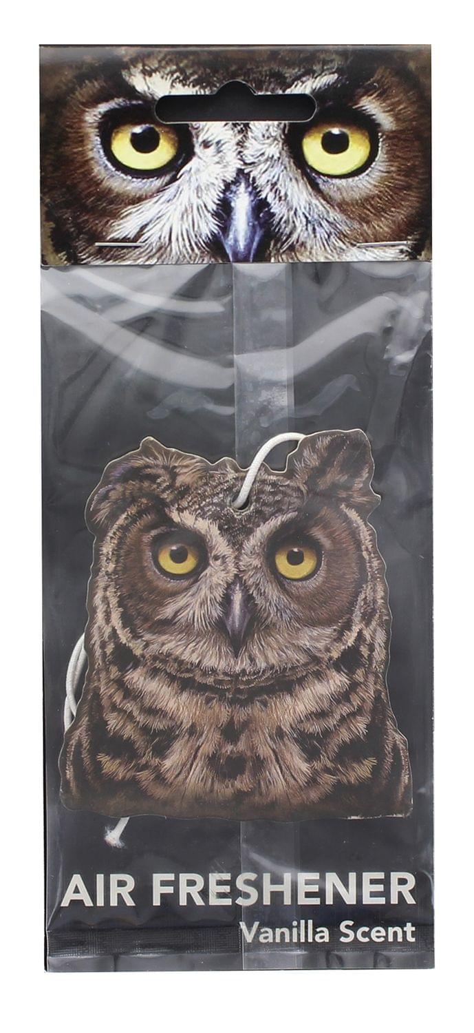 Owl Vanilla Scented Hanging Air Freshener