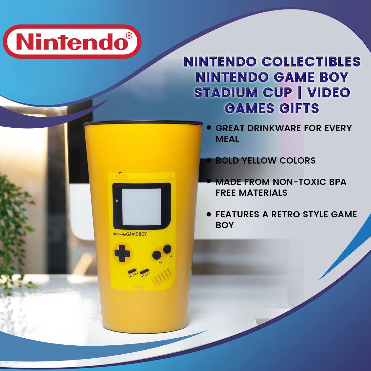 Nintendo Collectibles| Nintendo Game Boy Stadium Cup| Video Games Gifts