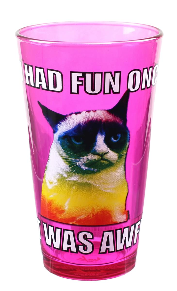 Grumpy Cat Fun 16oz Pint Glass
