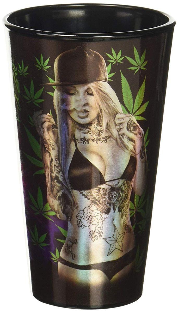 Get Down Art Purple Haze Art 16oz Pint Glass