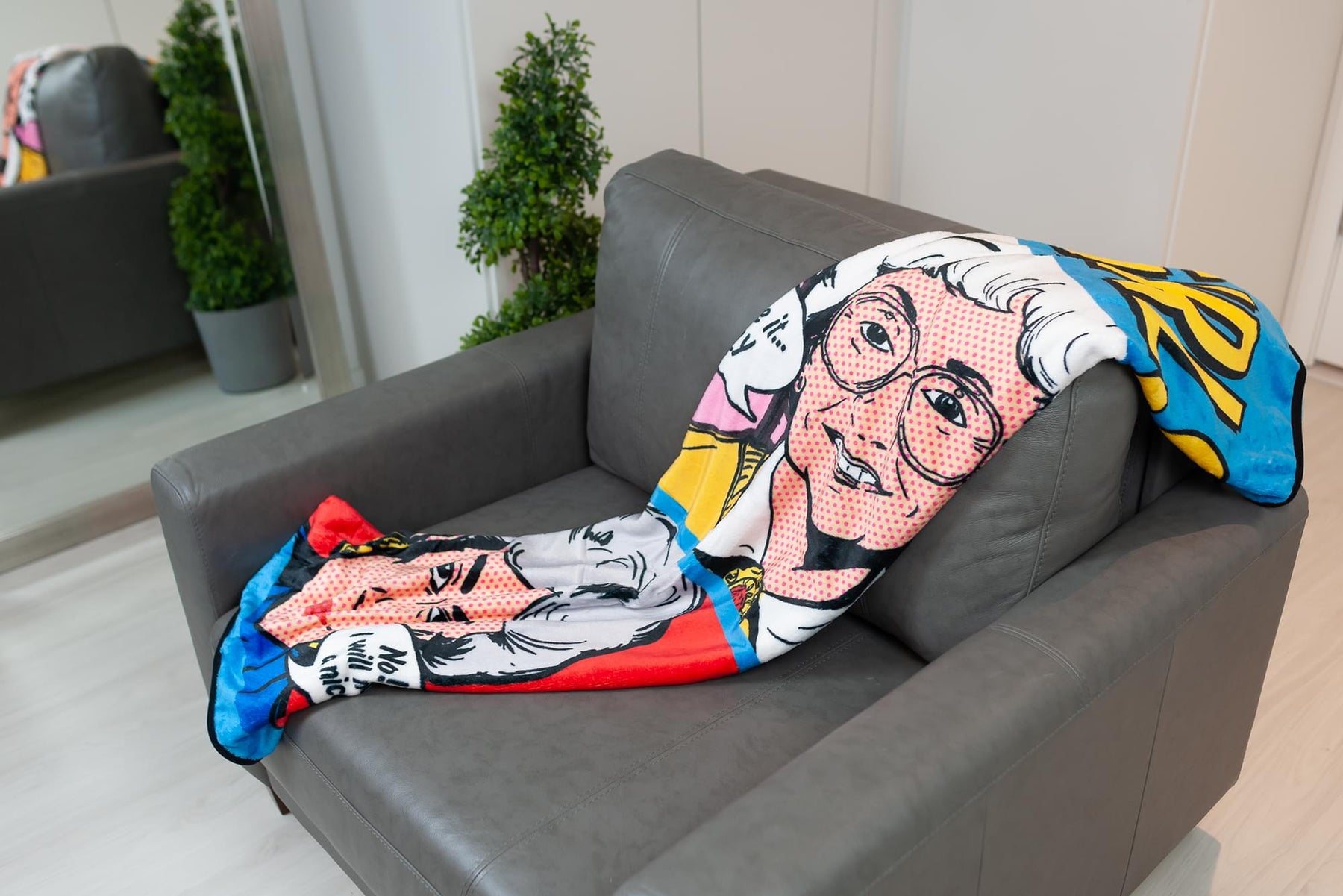 Golden Girls Pop-Art Throw Blanket | Golden Girls Quotes | 60 x 45 Inches