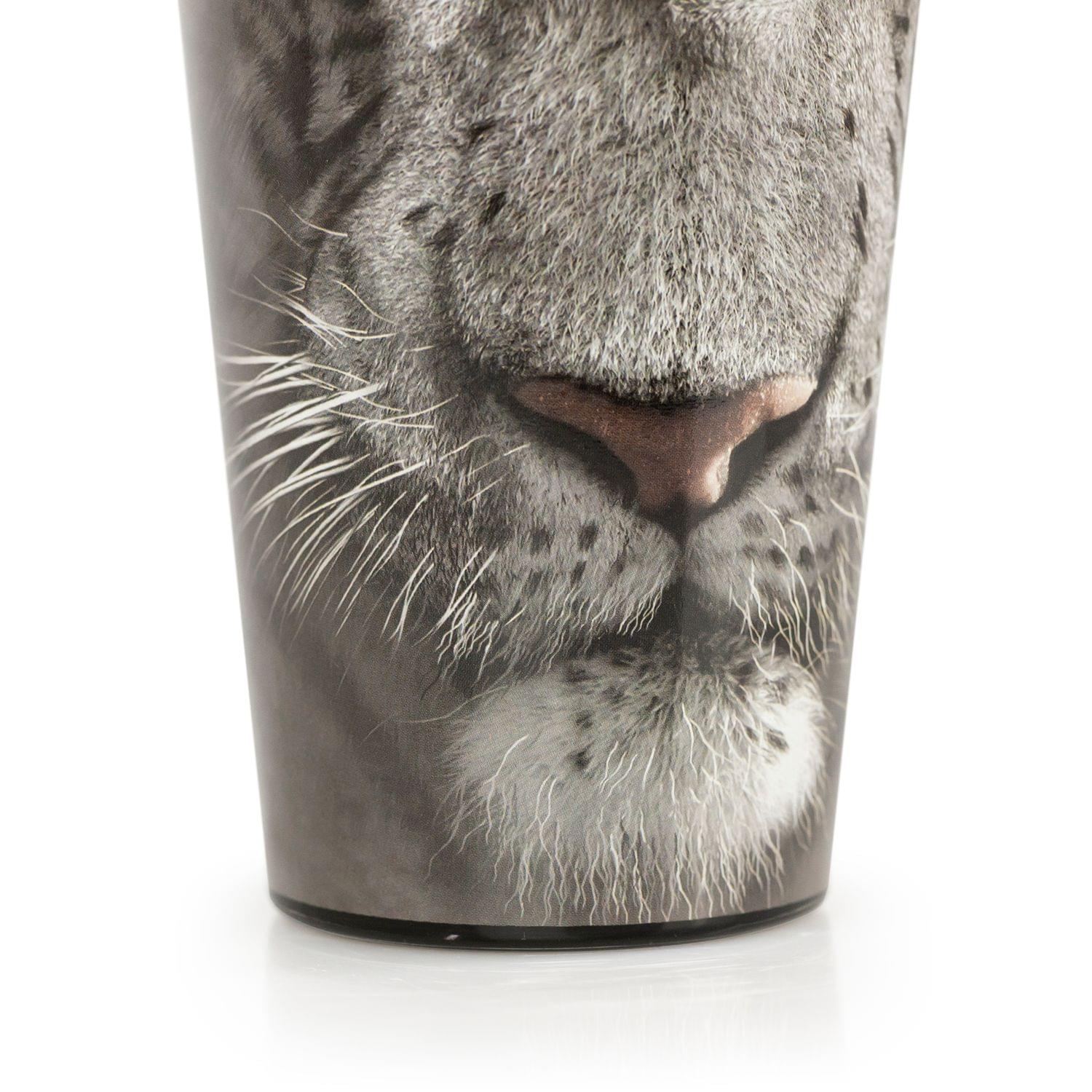 White Tiger Collectible Animal Print Glass | White Tiger 16-Ounce Pint Glass