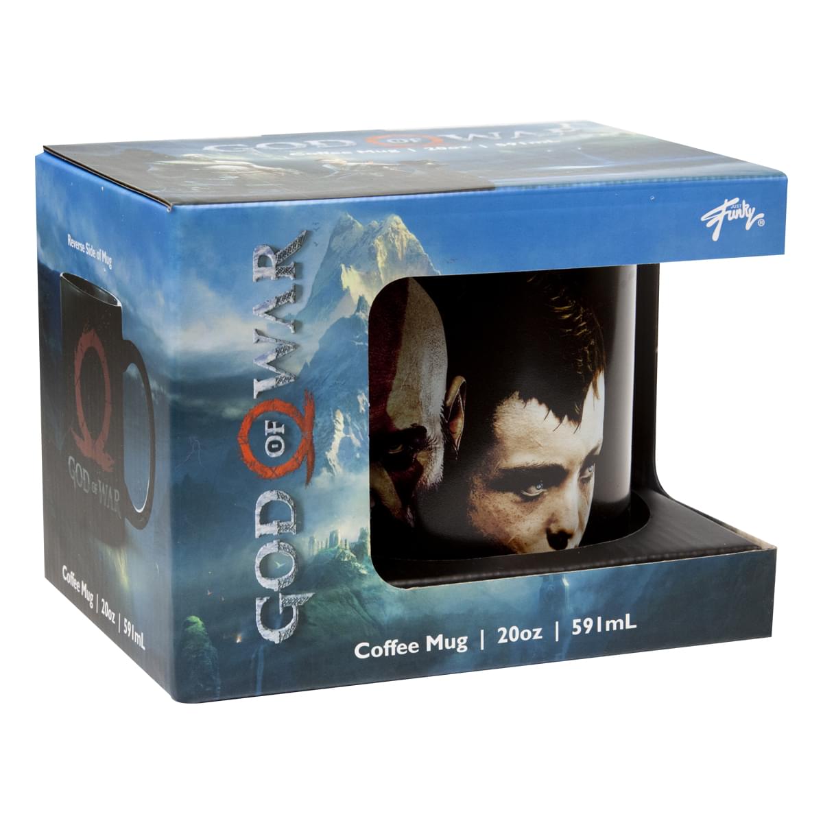 God of War Kratos & Son Ceramic Coffee & Tea Mug | 20 oz Coffee Mug
