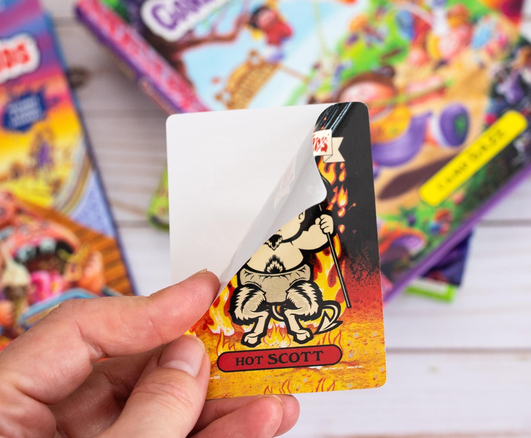 Garbage Pail Kids Playing Cards Designed By Hydro74 | Plus Hot Scott Sticker