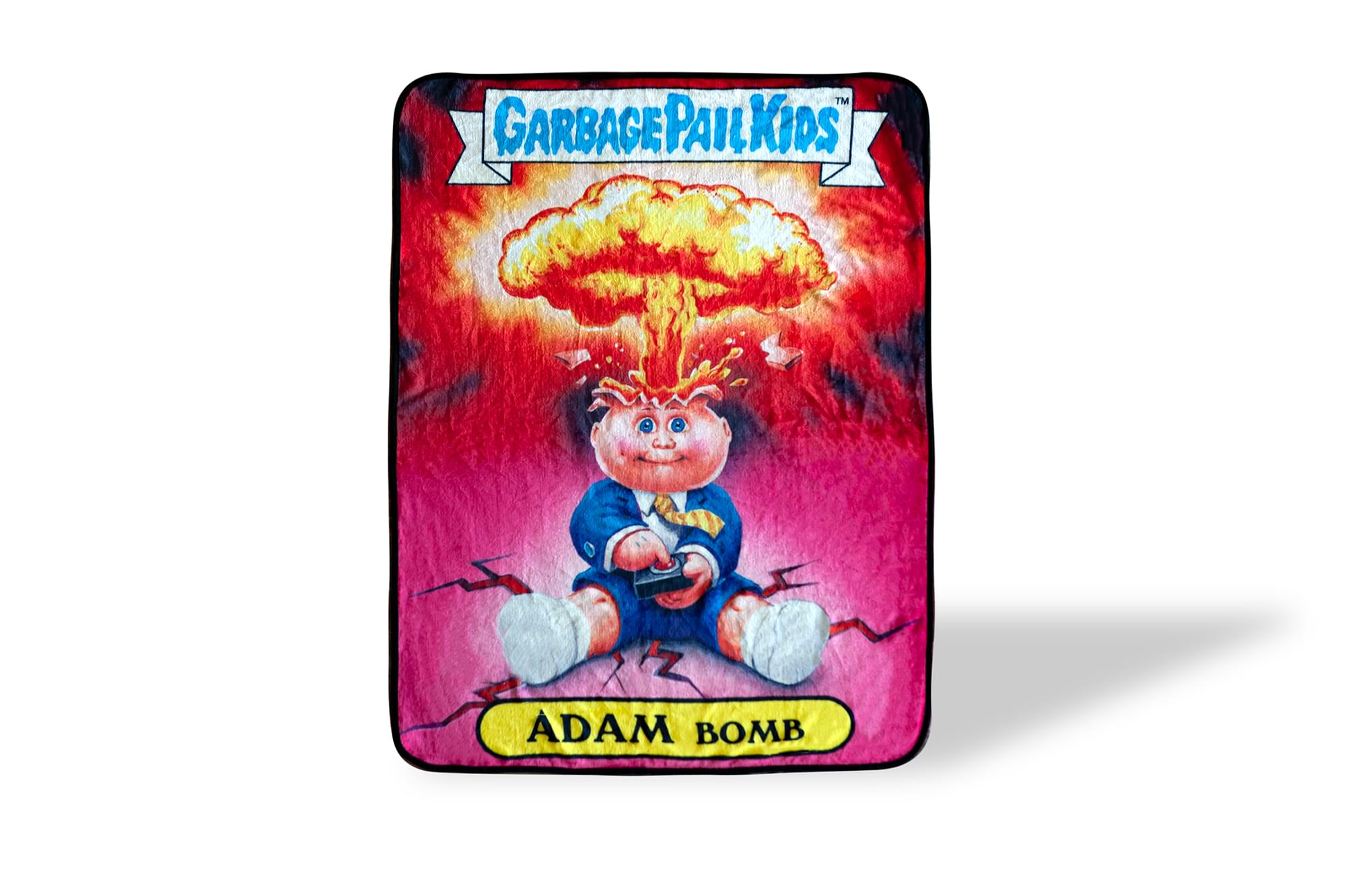 Garbage Pail Kids Adam Bomb 45x60 Inch Fleece Throw Blanket | Free Shi