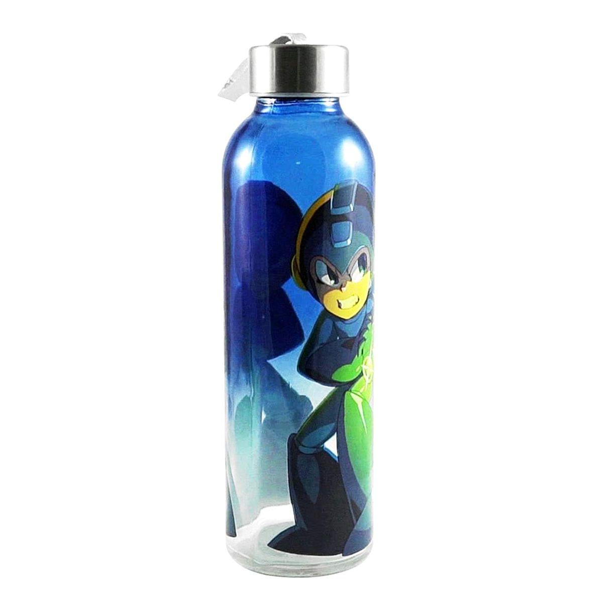 Mega Man 20oz Glass Water Bottle Free Shipping