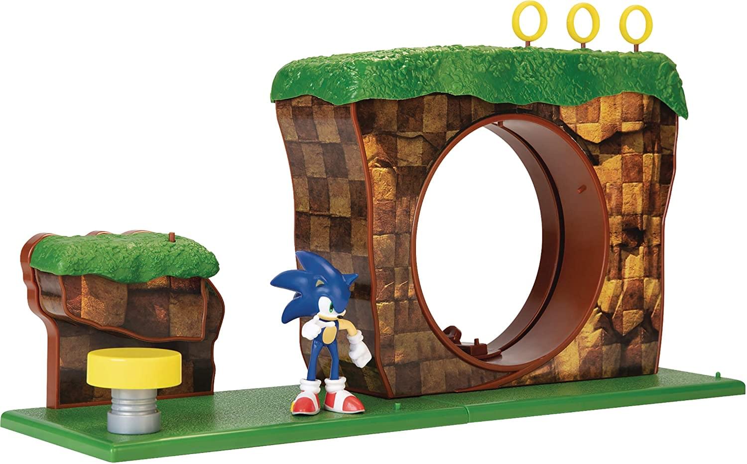 Retro Sonic the Hedgehog Green Hill Zone Ring Classic Sonic 