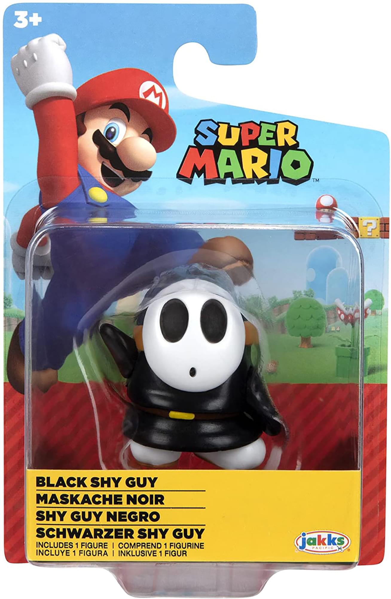 Super Mario World of Nintendo 2.5 Inch Figure | Black Shy Guy