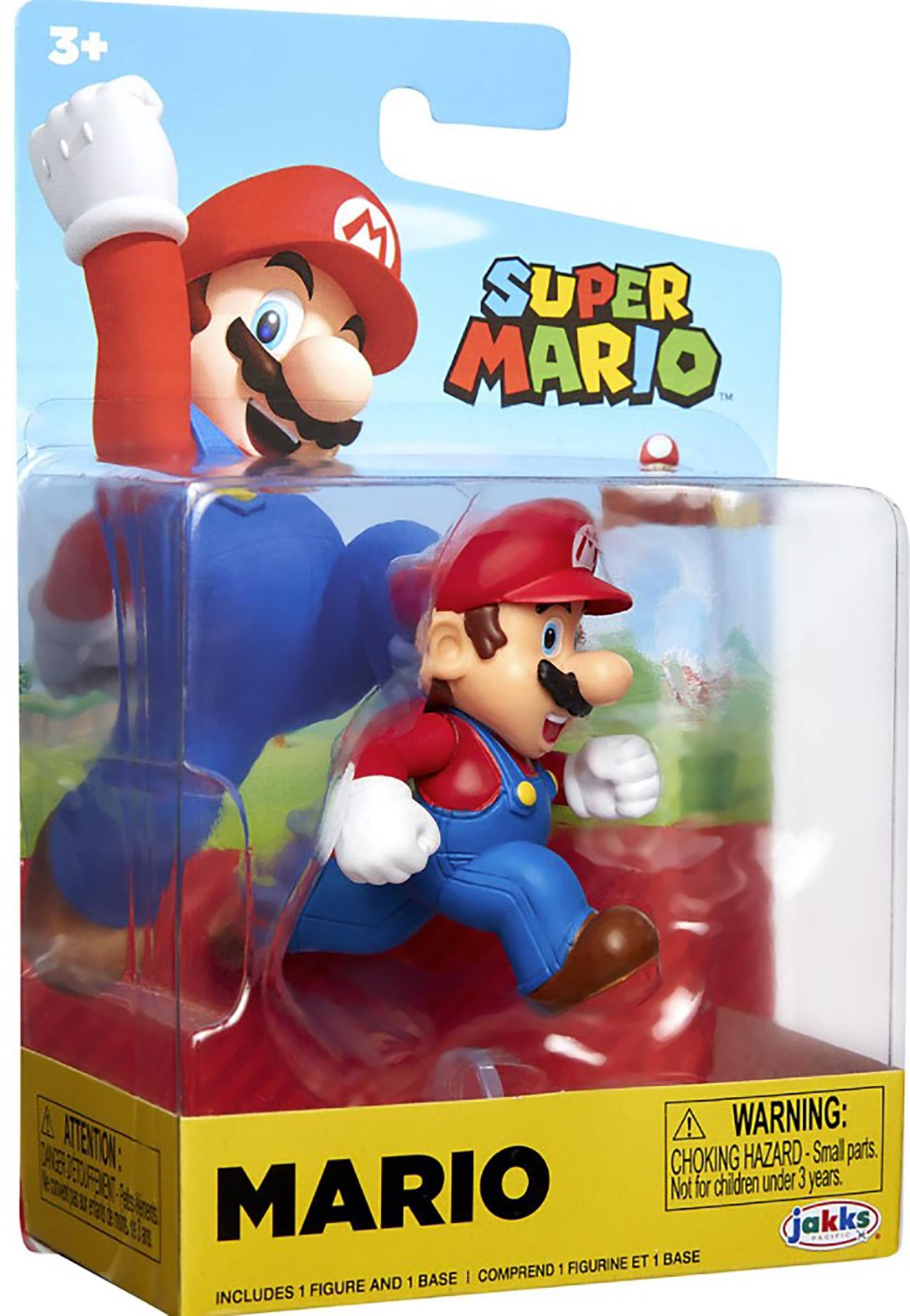Jakks Pacific Super Mario Movie 2.5 Inch Figuur met pull back voertuig ( 1 stuks Jakks Pacific Super Mario Movie 2.5 Inch Figuur met pull back voertuig ( 1 stuks