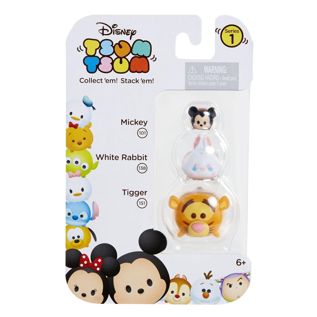 Disney Tsum Tsum 3 Pack: Mickey, White Rabbit, Tigger