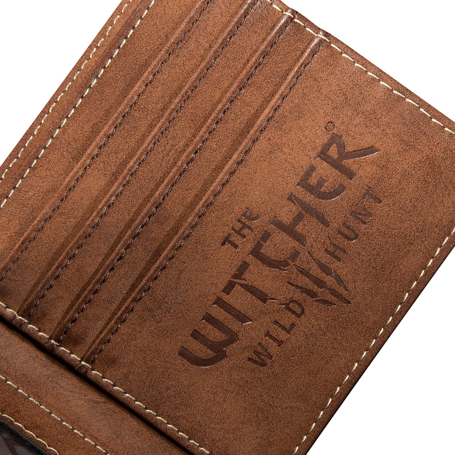The Witcher 3 White Wolf Brown Bi-Fold Wallet