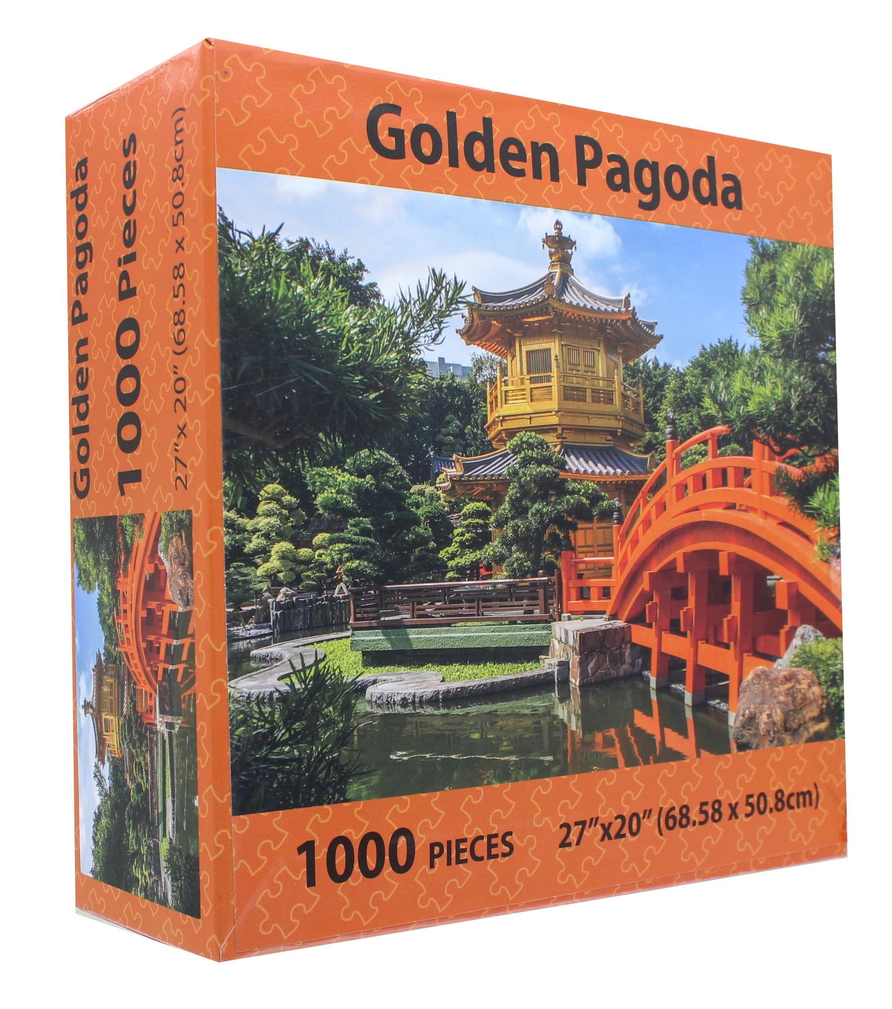 Golden Pagoda 1000 Piece Landscape Jigsaw Puzzle