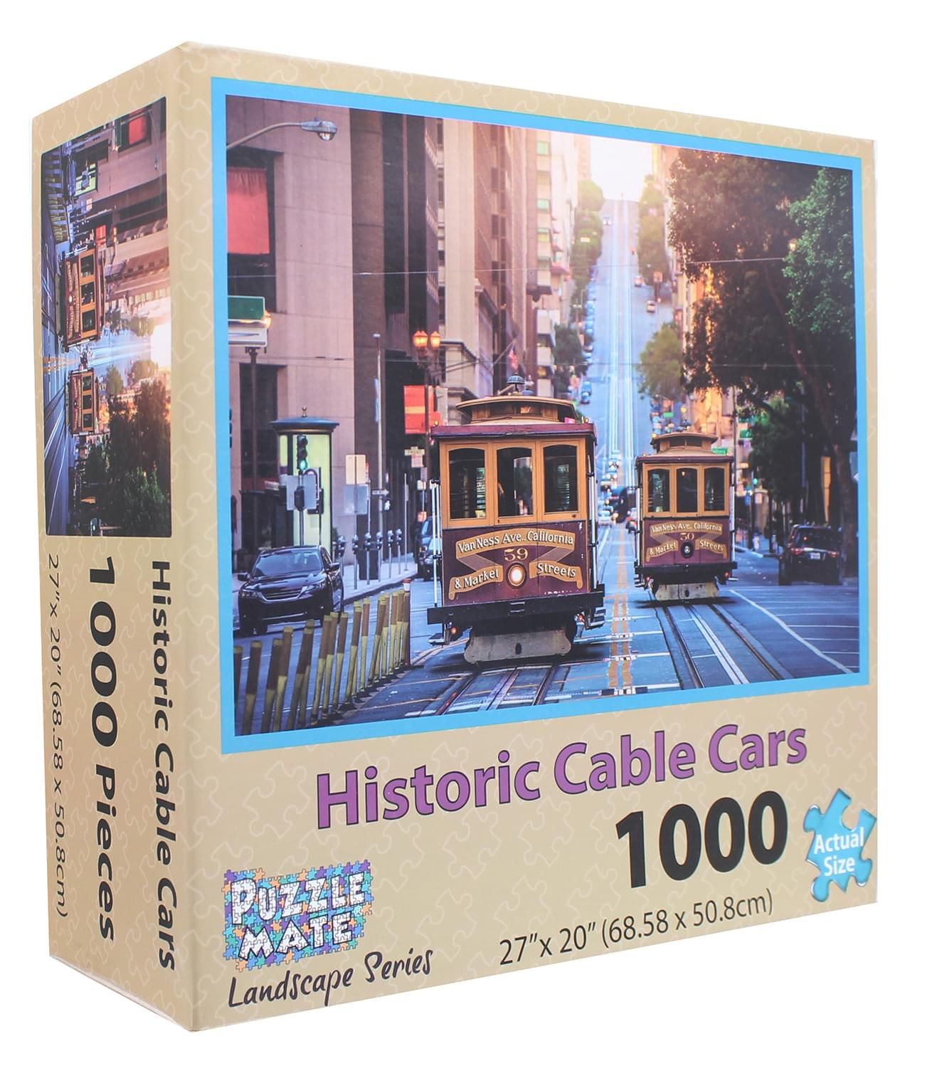 Historic Cable Cars 1000 Piece Jigsaw Puzzle