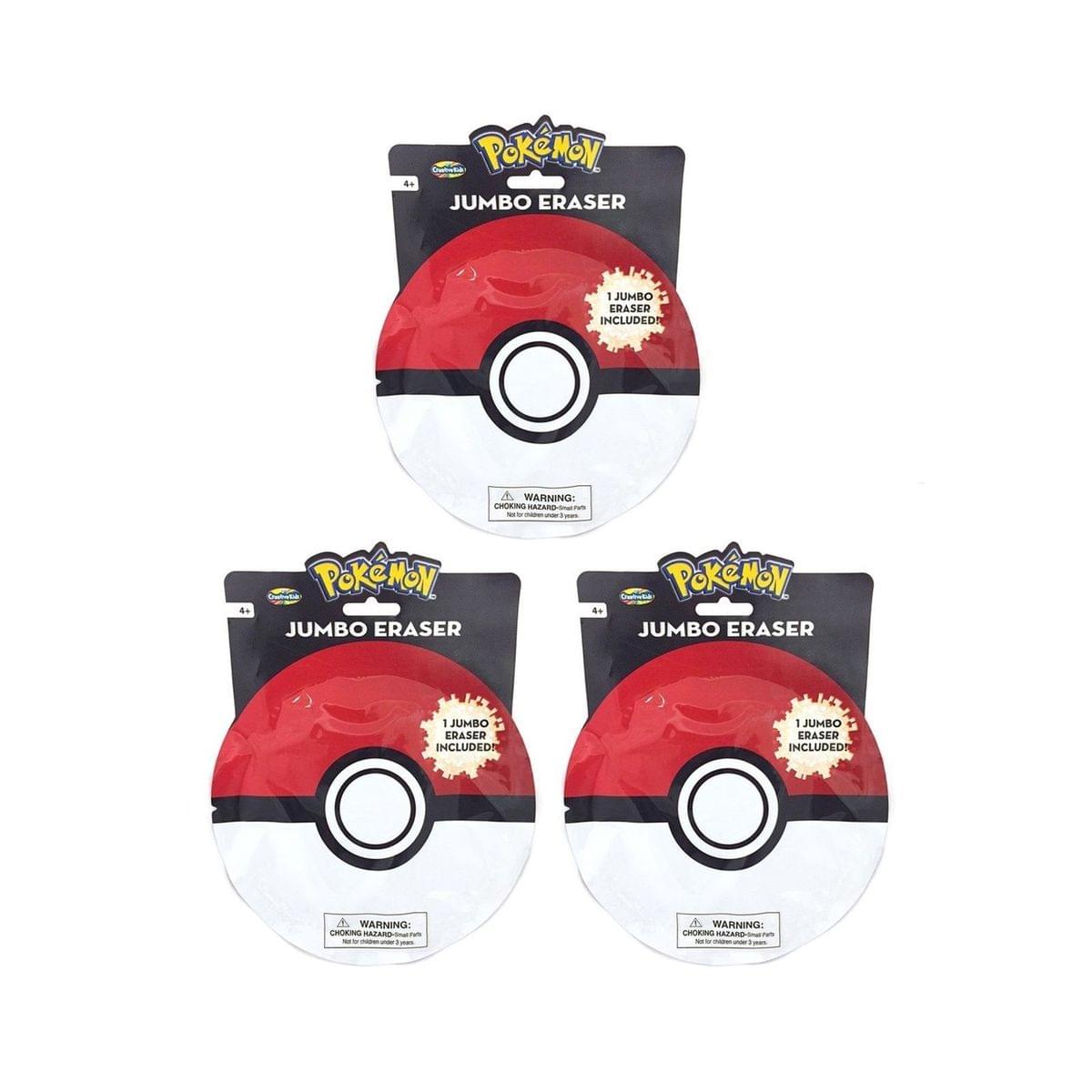 Pokemon Jumbo Eraser Random Blind Foil Pack