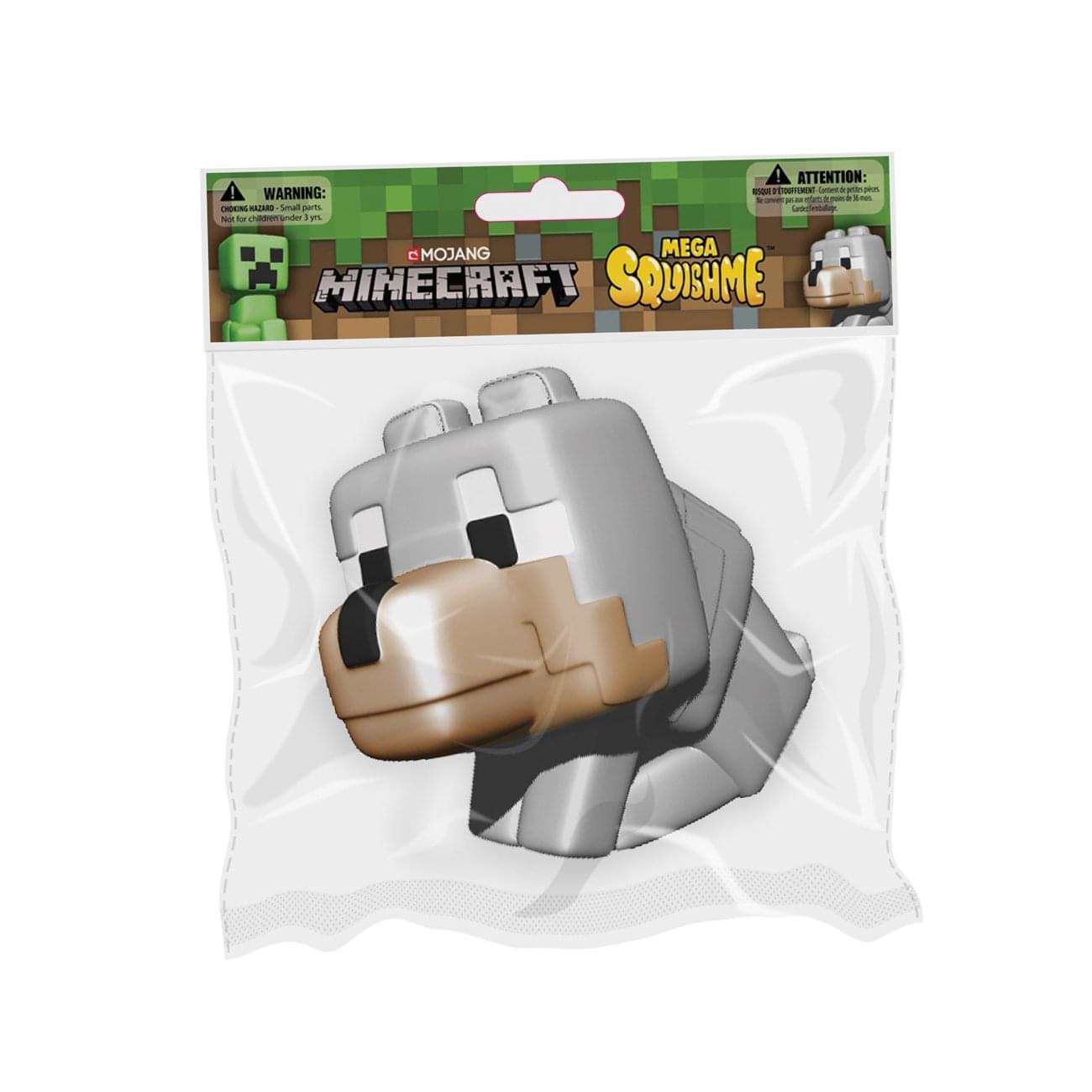 Minecraft 6 Inch Mega SquishMe Figure | Wolf