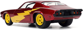 DC Comics 1:32 The Flash 1973 Chevy Camaro SS Diecast Car and Figure