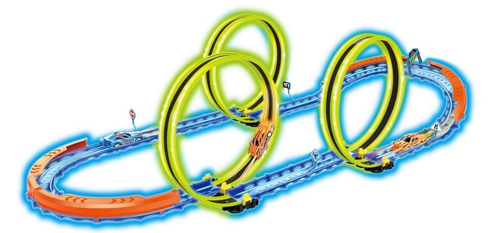 SpinForce Glow X3 | Infrared RC Car and Track