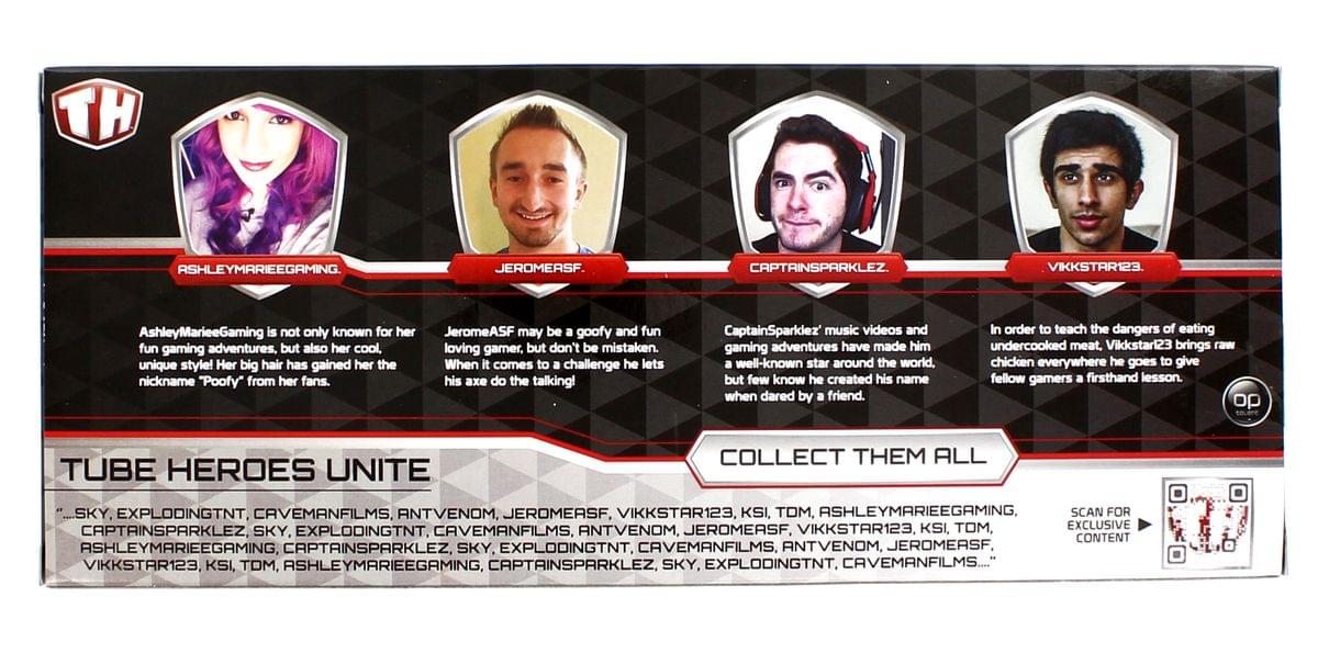 Tube Heroes Deluxe 4-Pack 3" Action Figure