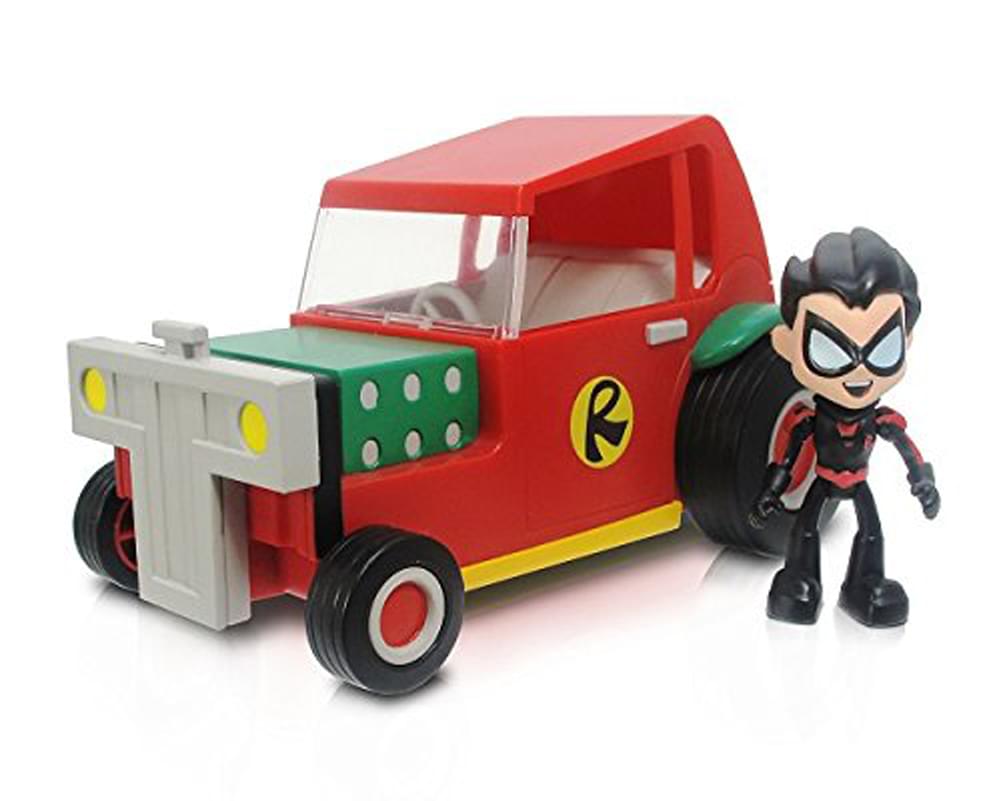 DC Comics Teen Titans Go! 3" Action Figure: Robin With Vehicle