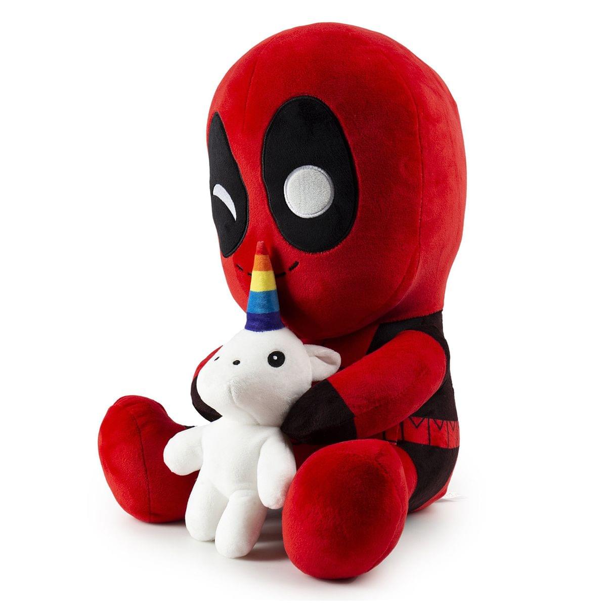 Deadpool with Unicorn 16" Vibrating HugMe Plush