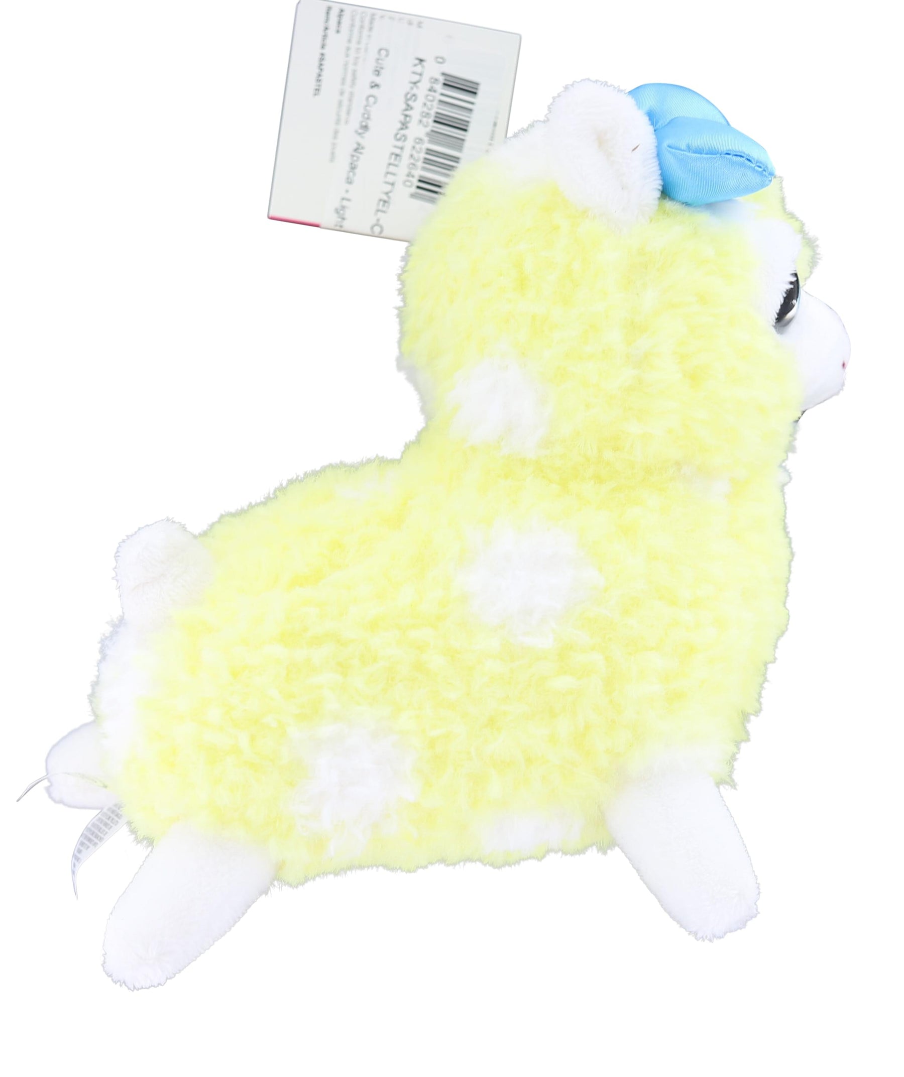 Cute and Cuddly 6 Inch Alpaca Plush | Light Yellow