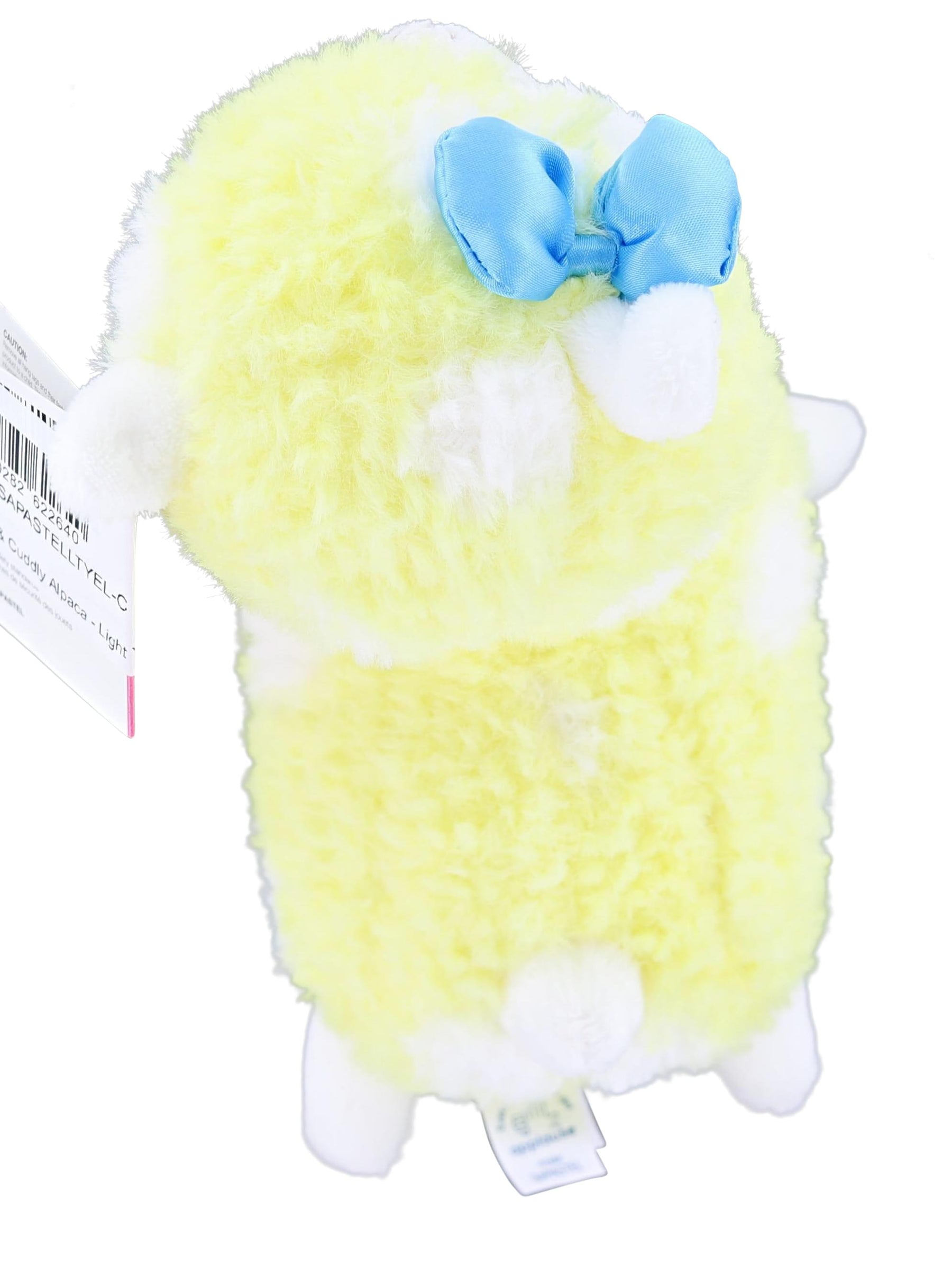 Cute and Cuddly 6 Inch Alpaca Plush | Light Yellow
