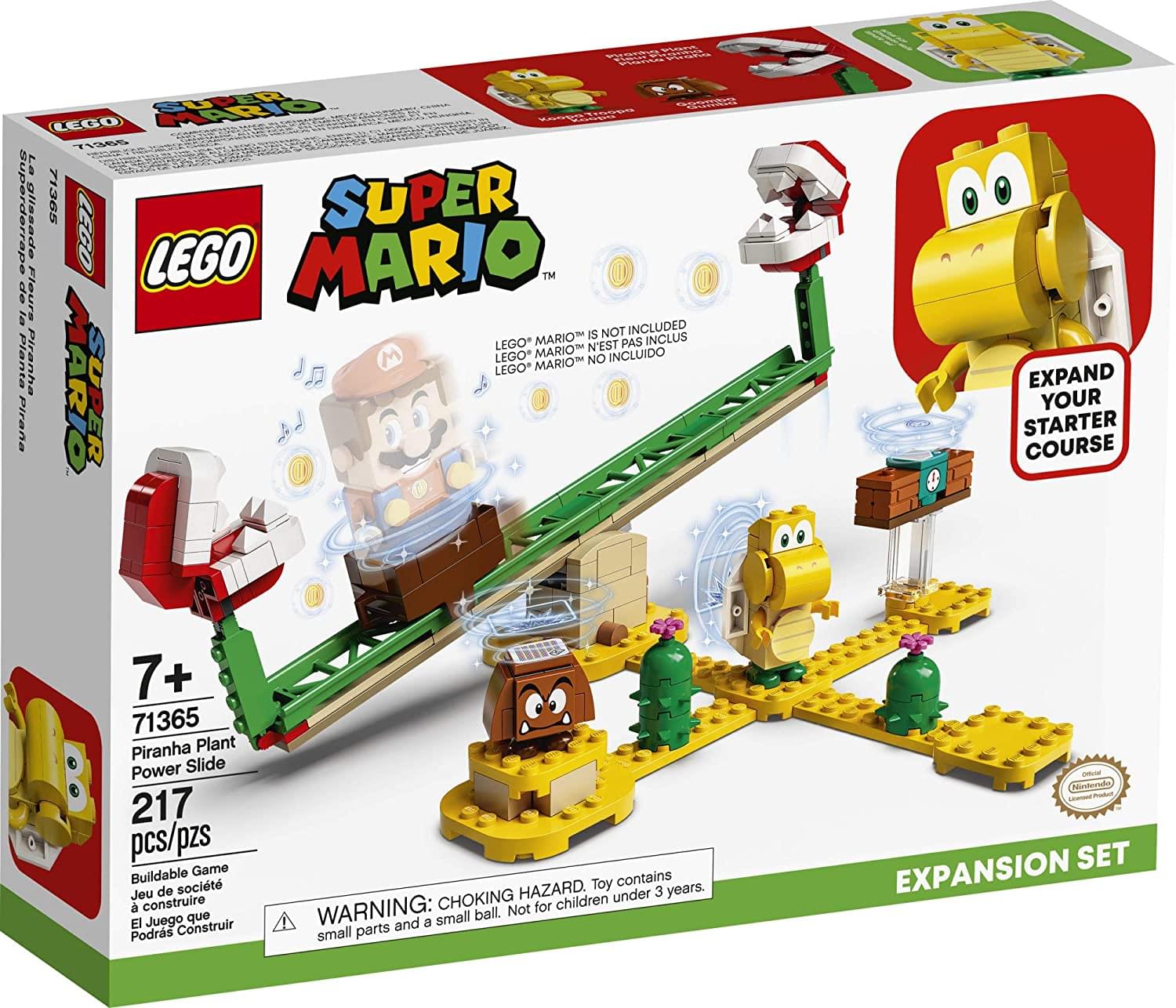 LEGO Super Mario Piranha Plant Power Slide 71365 | 217 Piece Expansion Set