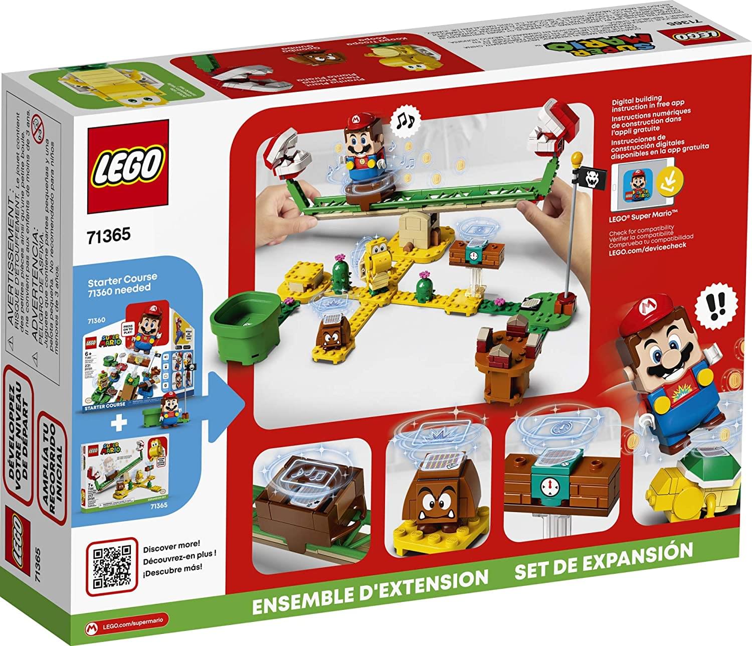 LEGO Super Mario Piranha Plant Power Slide 71365 | 217 Piece Expansion Set