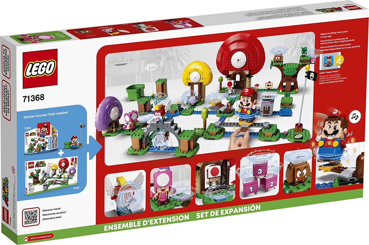 LEGO Super Mario Toads Treasure Hunt 71368 | 464 Piece Expansion Set