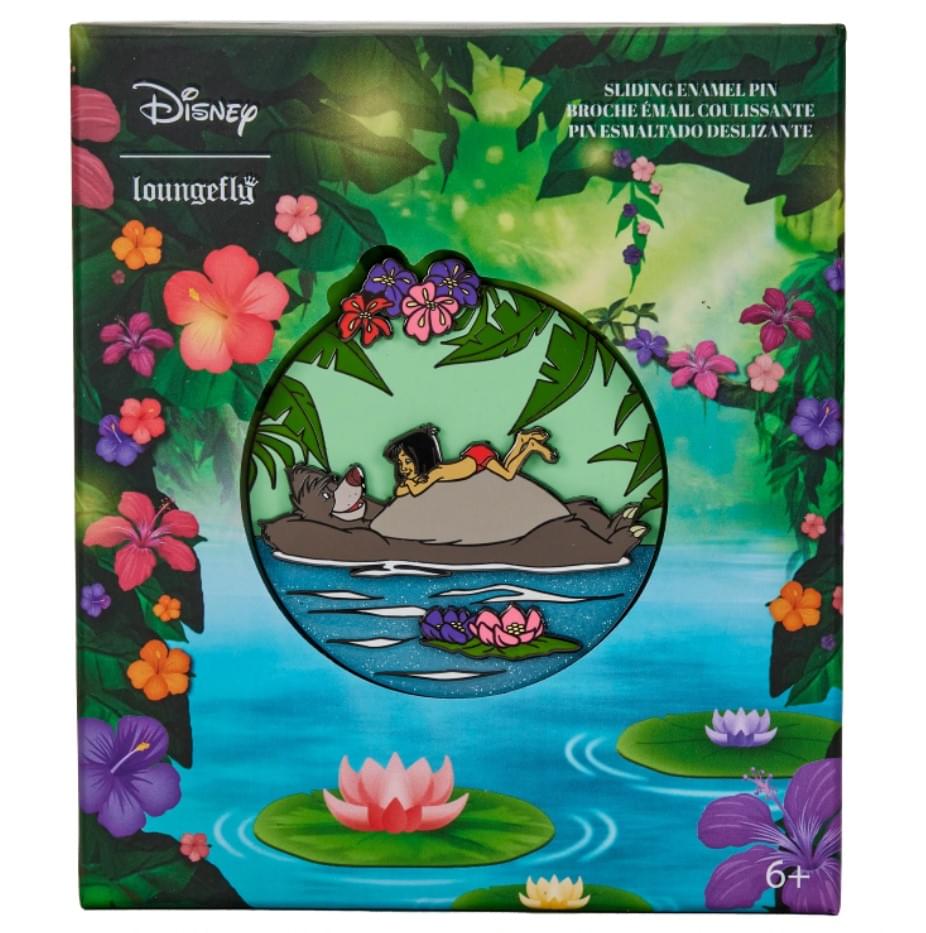 Disney The Jungle Book Baloo and Mowgli 3 Inch Collector Enamel Pin
