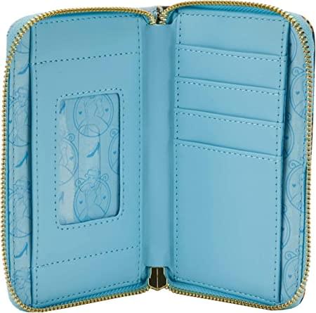 Disney Cinderella Princess Scenes Zip Around Wallet