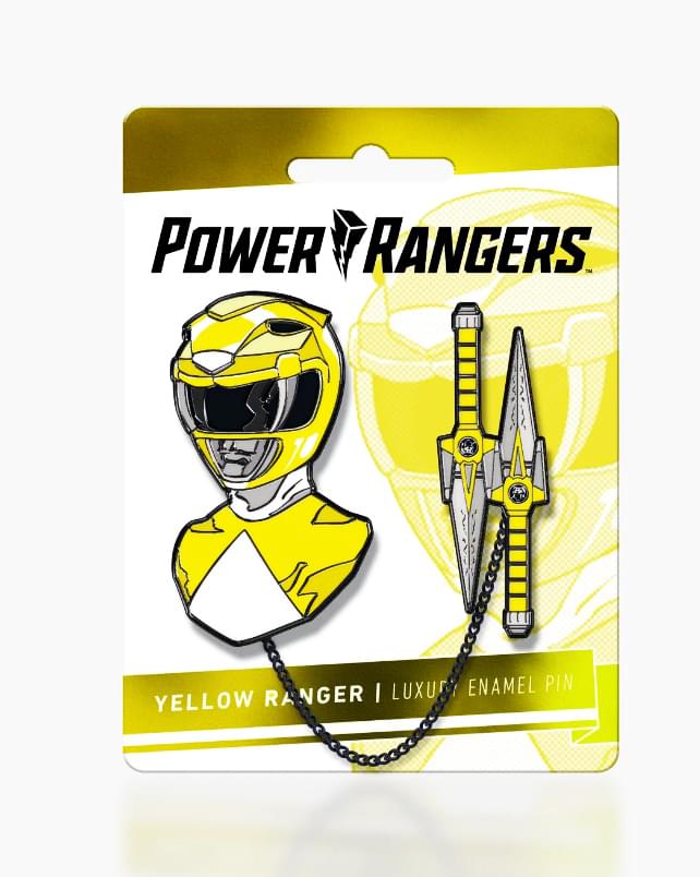 Power Rangers Luxury Enamel Icon Pin | Yellow Ranger