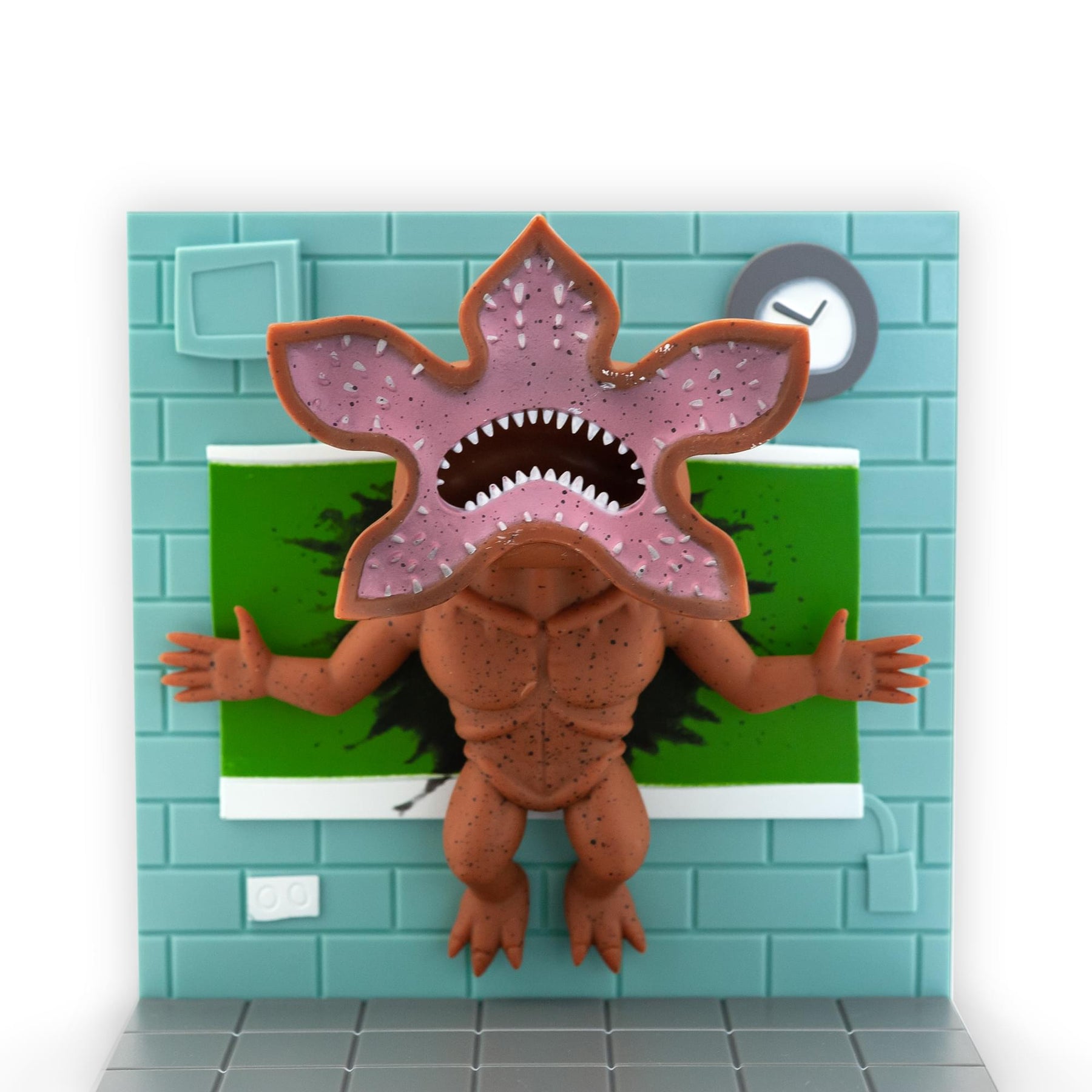 Stranger Things Eleven Vs. Demogorgon Exclusive Diorama | SuperEmoFriends Design