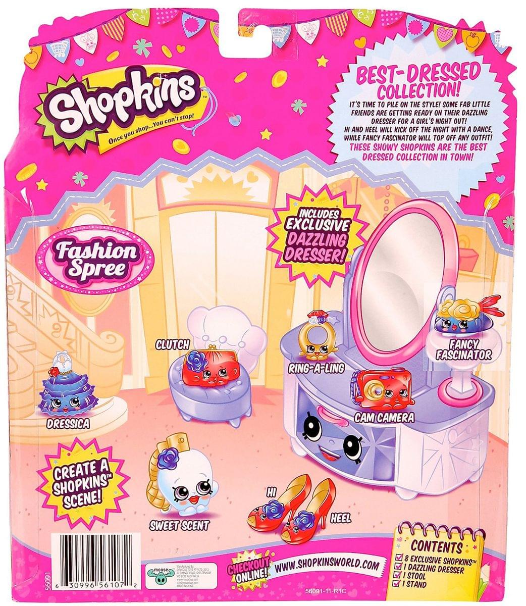 Shopkins S3 Fashion Pack Best Dressed Collection