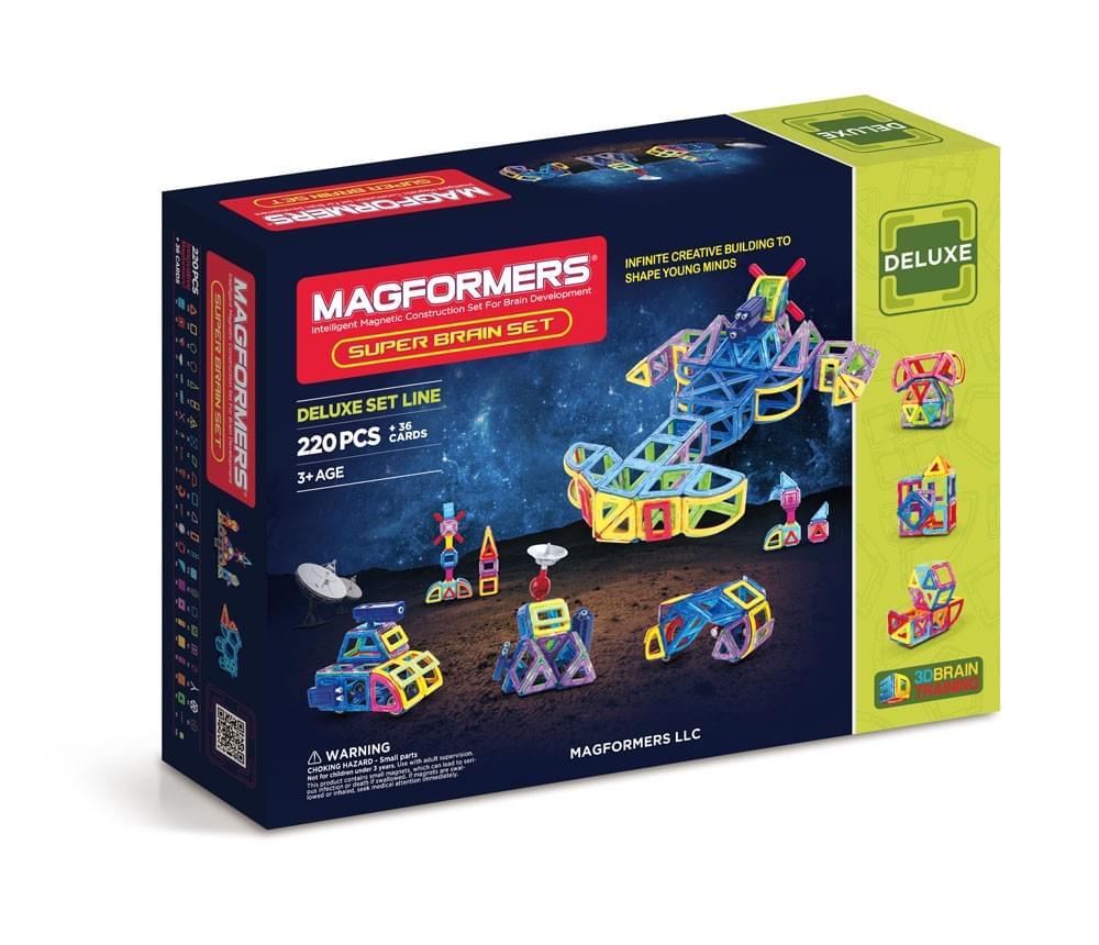 Magformers Super Brain 220 Piece Set