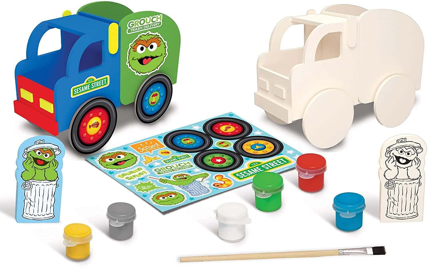 Sesame Street Finger Paint Set for Toddlers Kids -- Pack of 4