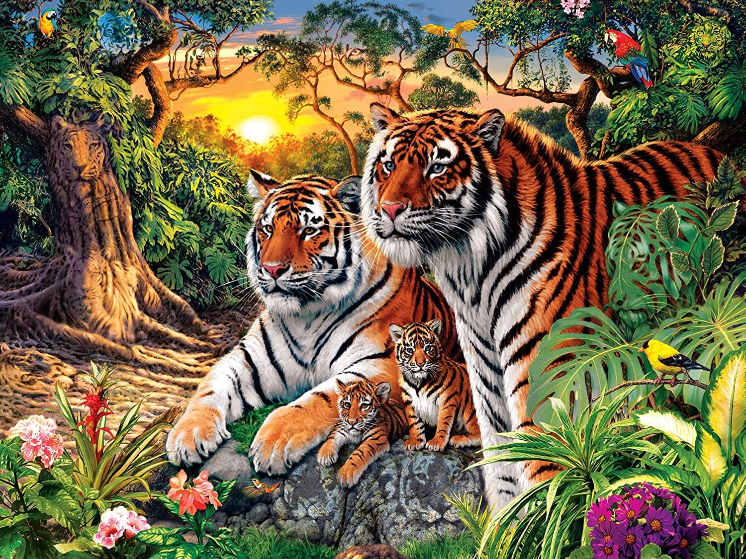 Jungle Pride 550 Piece Jigsaw Puzzle