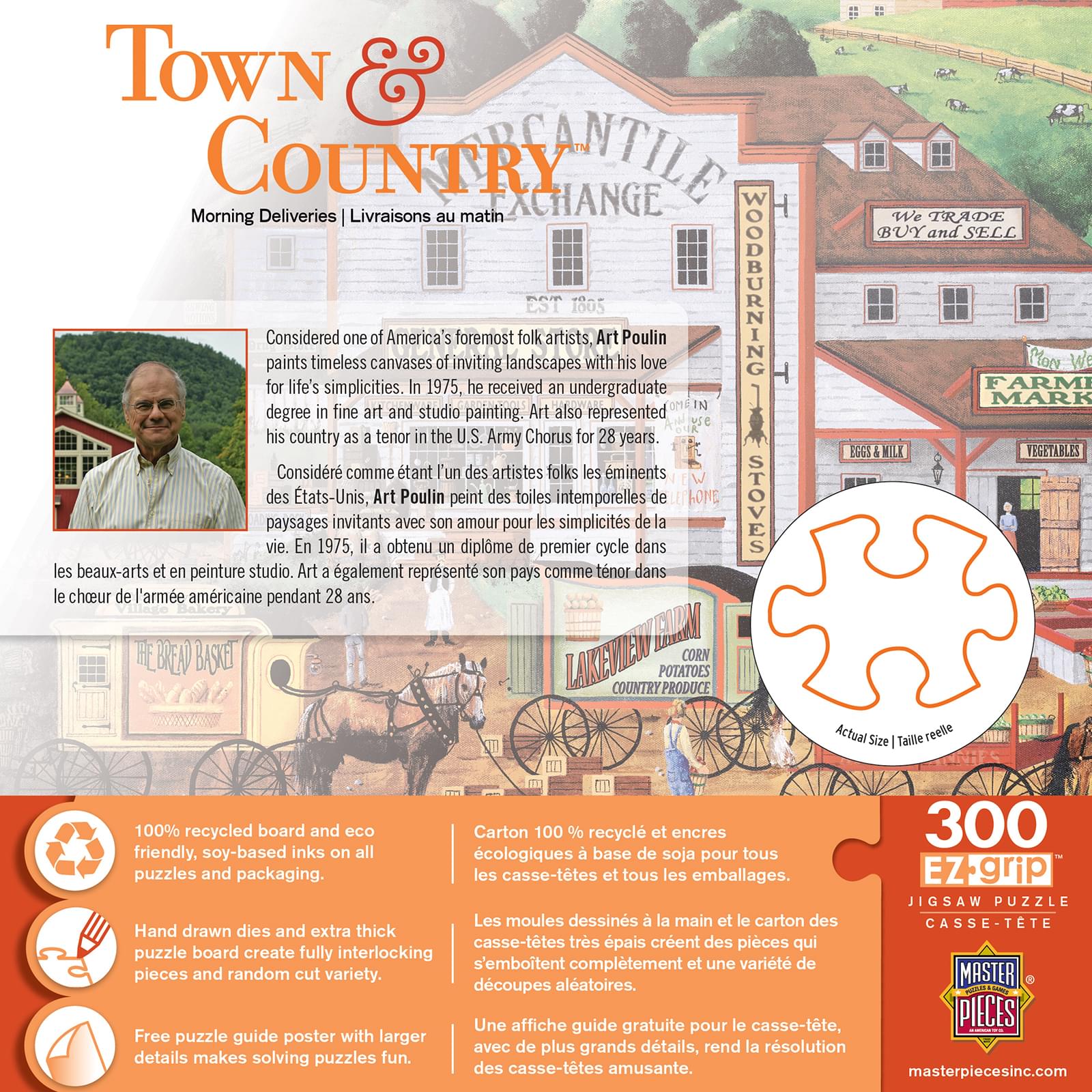 Morning Deliveries Country Store 300 Piece Large EZ Grip Jigsaw Puzzle