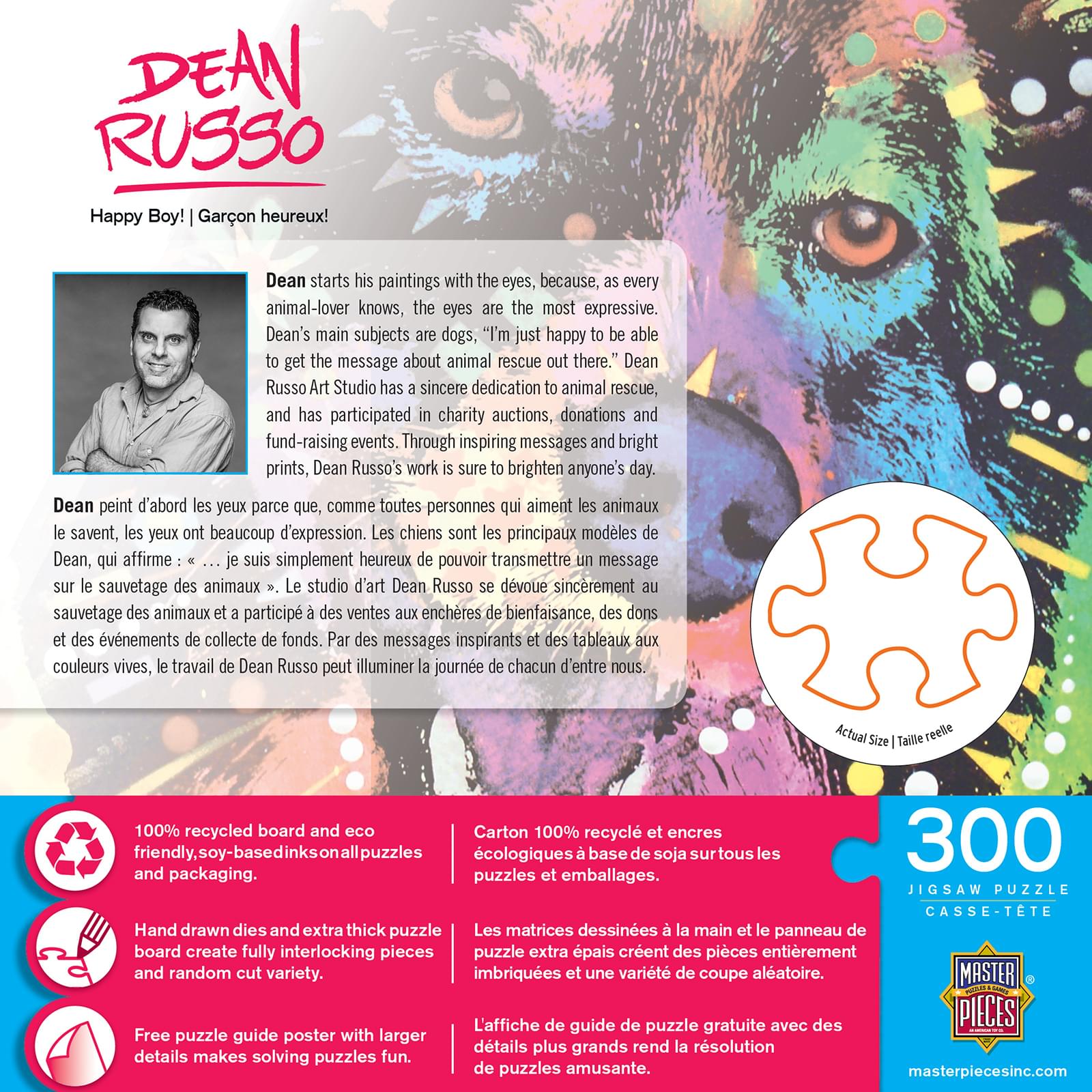Dean Russo Happy Boy 300 Piece Large EZ Grip Jigsaw Puzzle