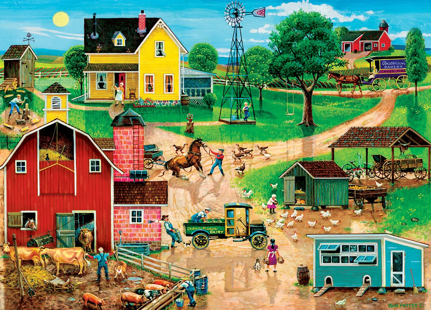 After the Chores 500 Piece Jigsaw Puzzle