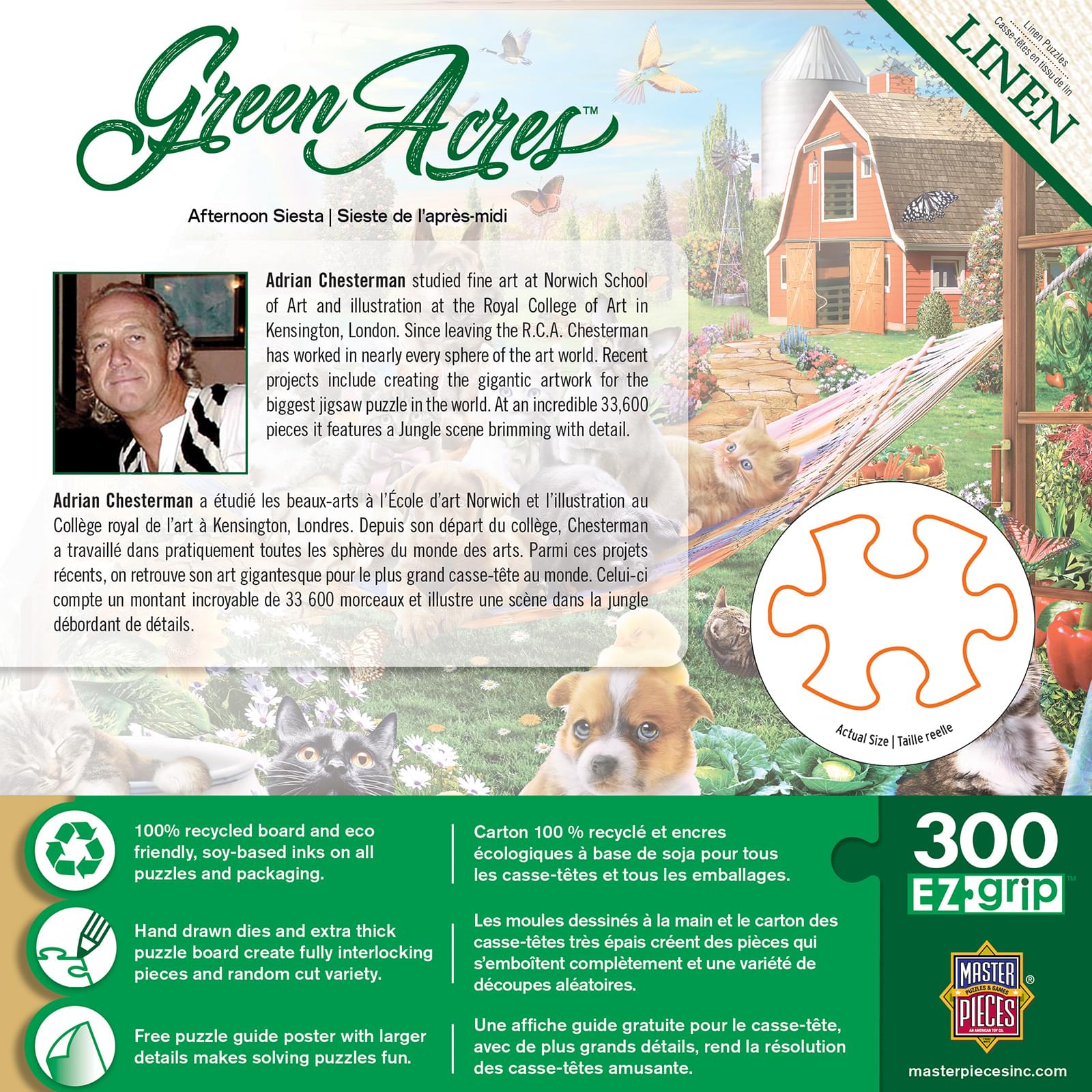 Afternoon Siesta 300 Piece Large EZ Grip Jigsaw Puzzle