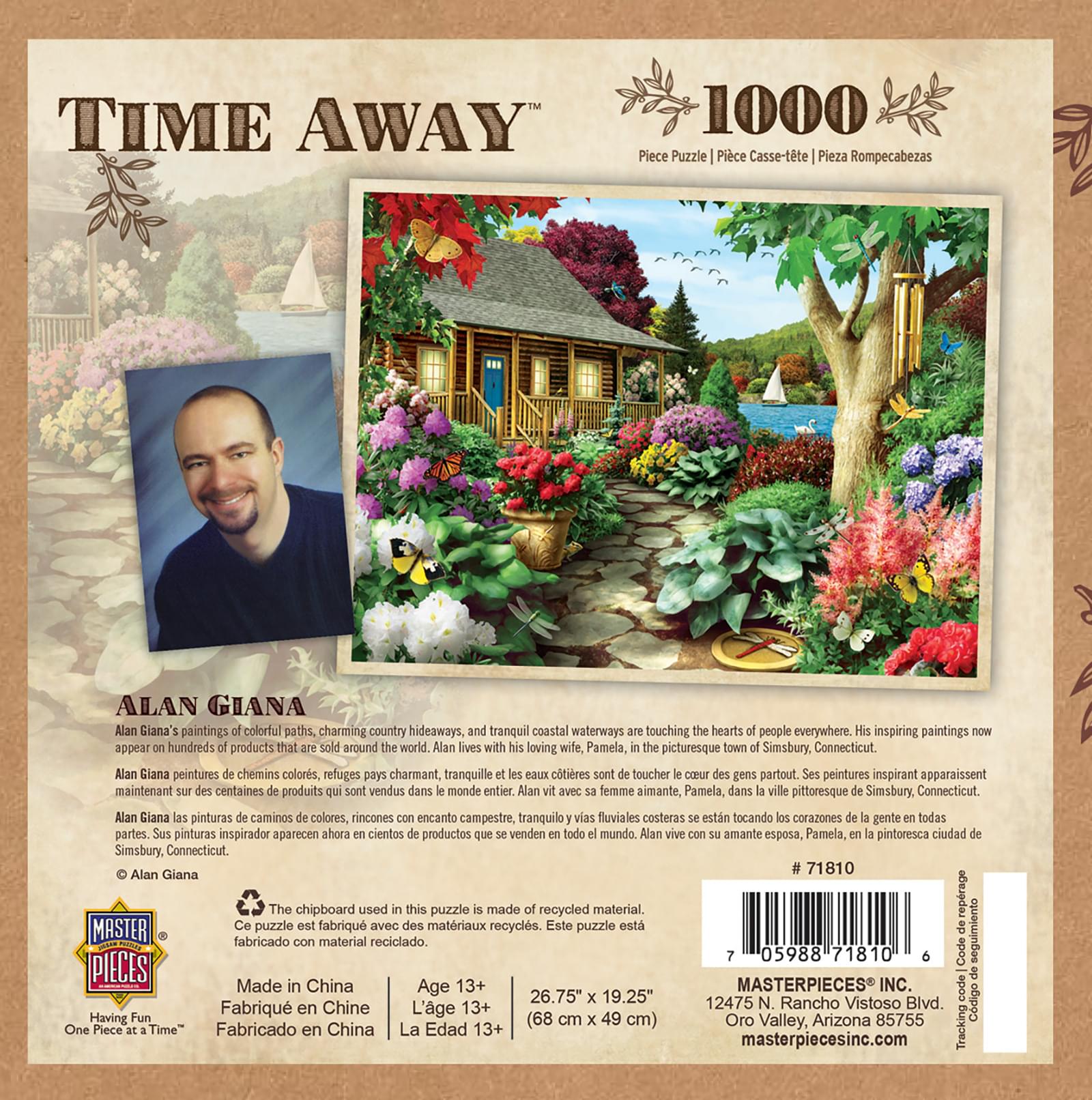 Dragonfly Garden 1000 Piece Jigsaw Puzzle