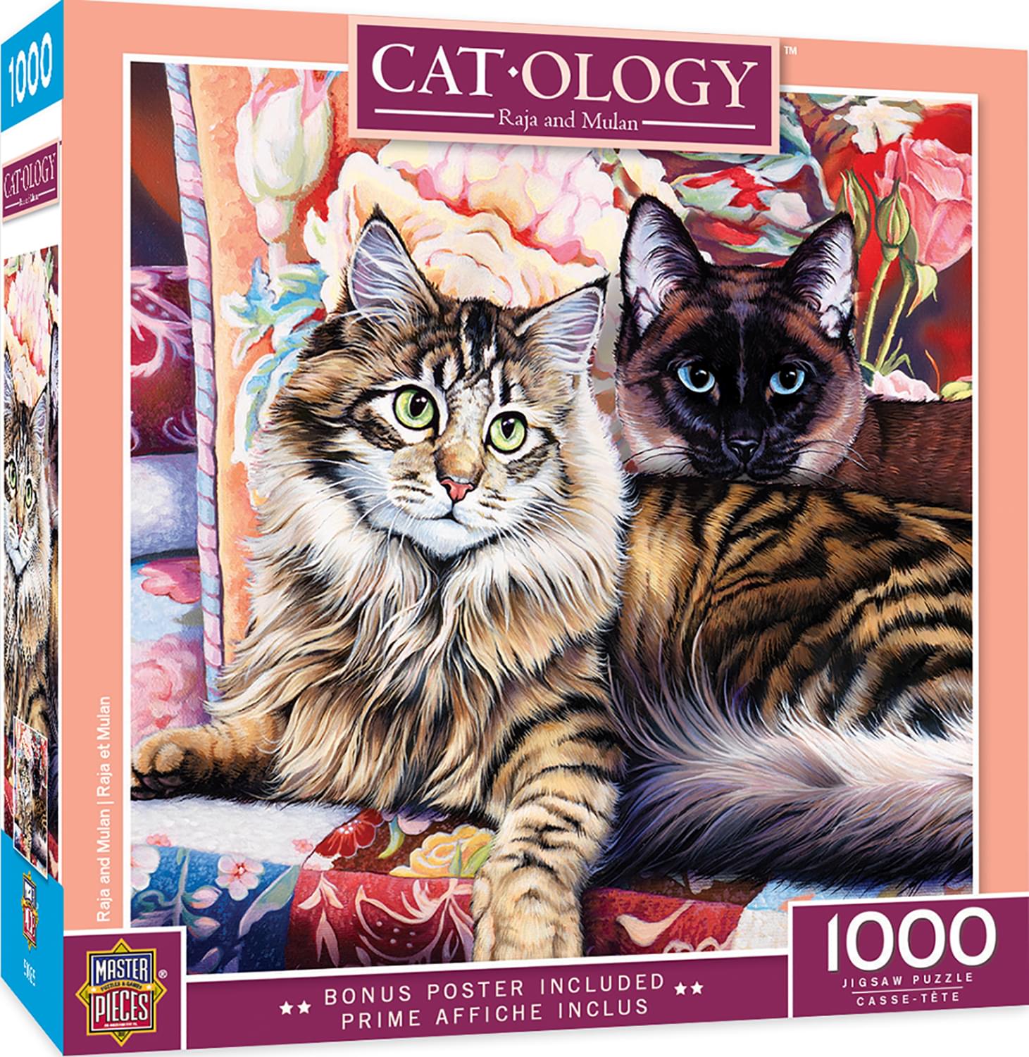 Cat-Ology Raja and Mulan 1000 Piece Jigsaw Puzzle