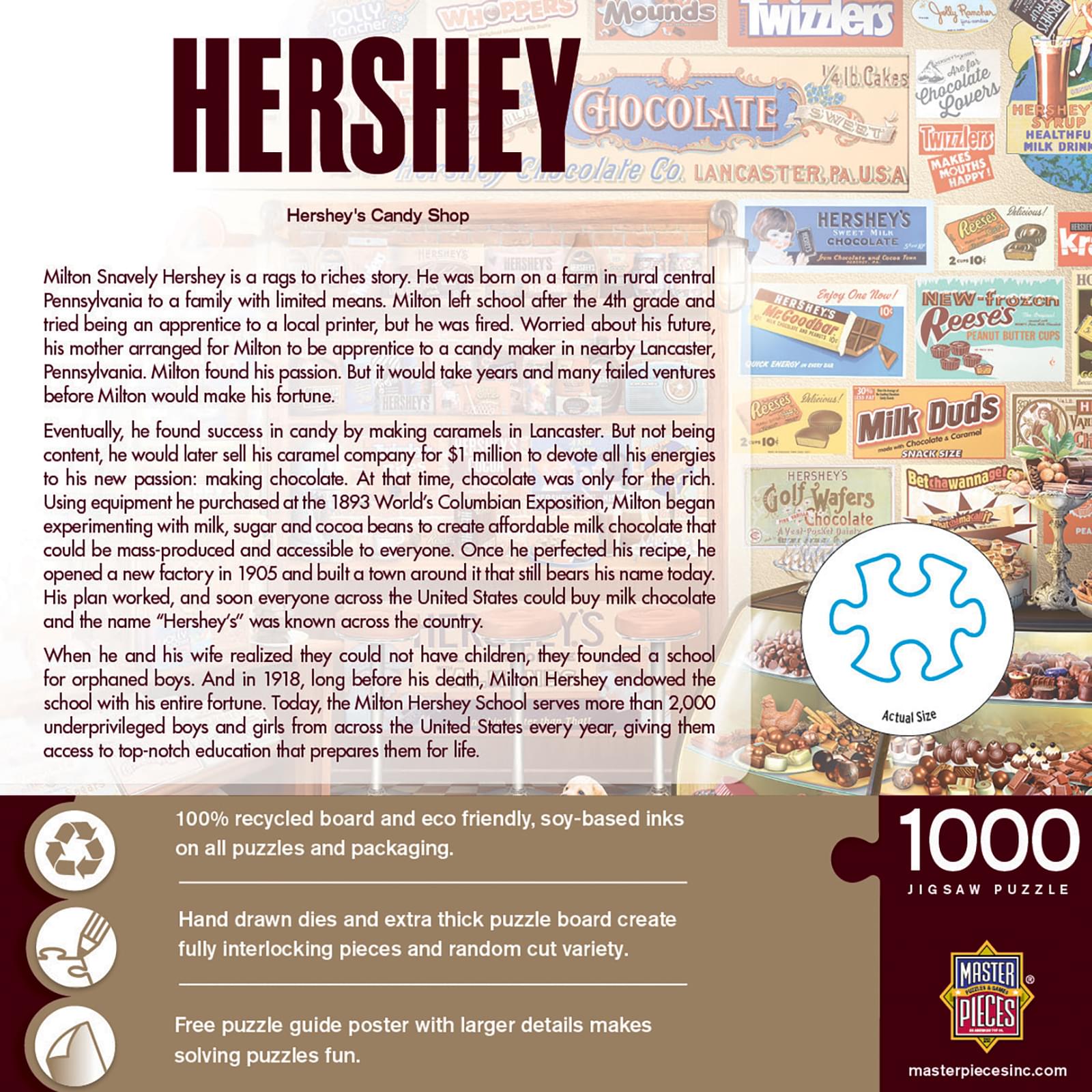 Hershey's Candy Shop 1000 Piece Jigsaw Puzzle