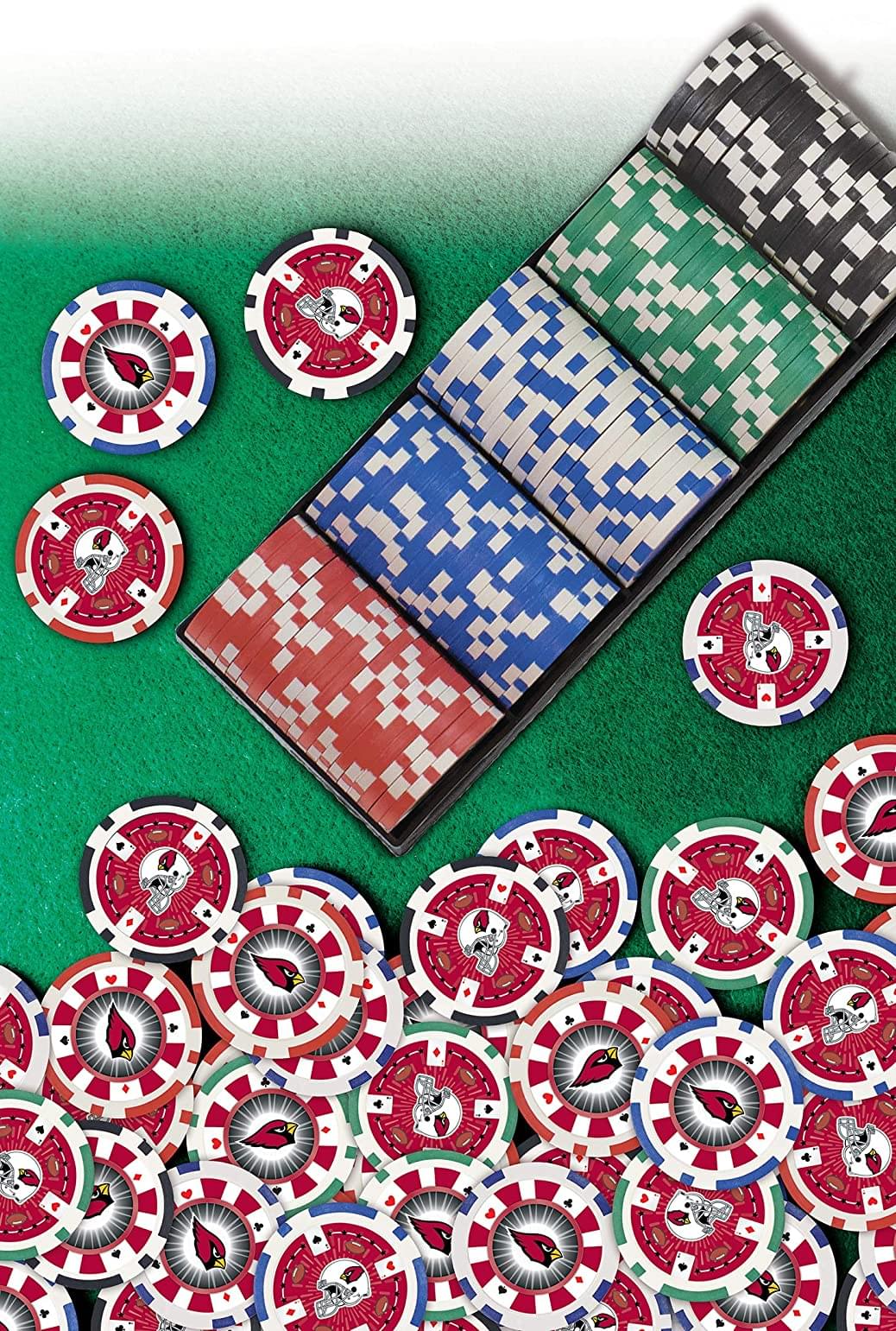 Arizona Cardinals NFL 100-Piece Poker Chips