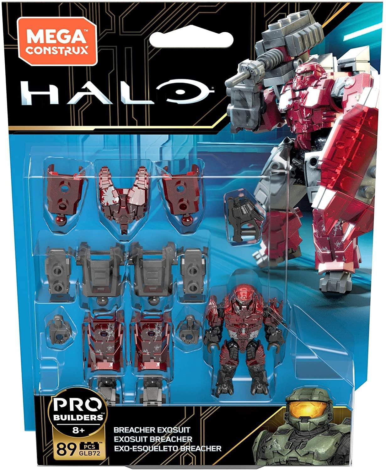 HALO Mega Construx 89 Piece Building Set | Breacher Exosuit