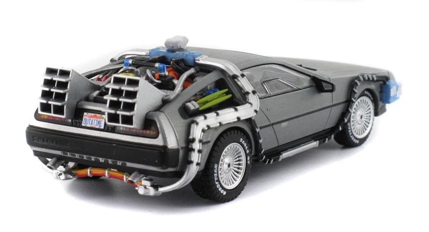 Back To The Future 1/43 Hot Wheels Time Machine Die-Cast