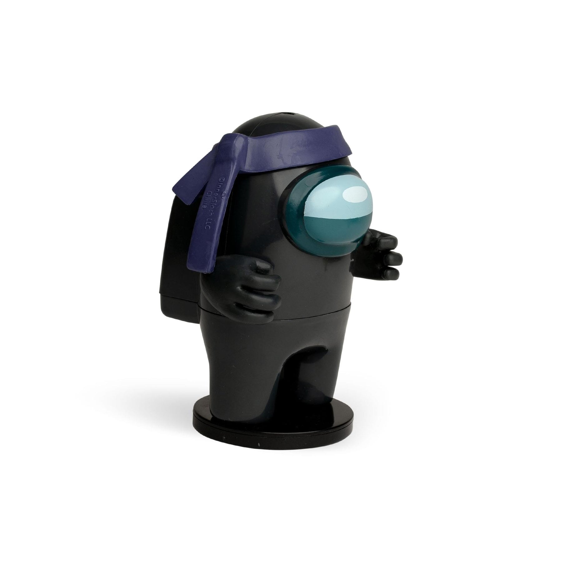 Among Us 4.5 Inch Figure with Stamper | Black Crewmate